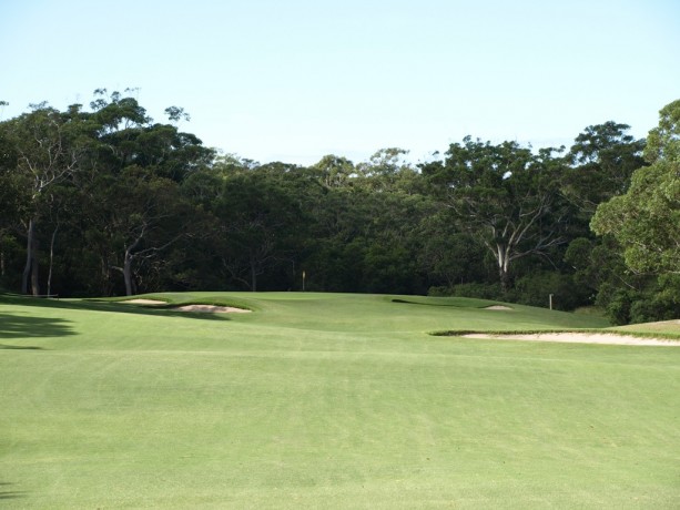 The 11th green at Newcastle Golf Club