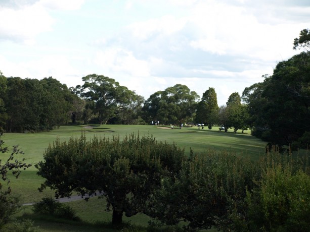 The 13th tee at Newcastle Golf Club