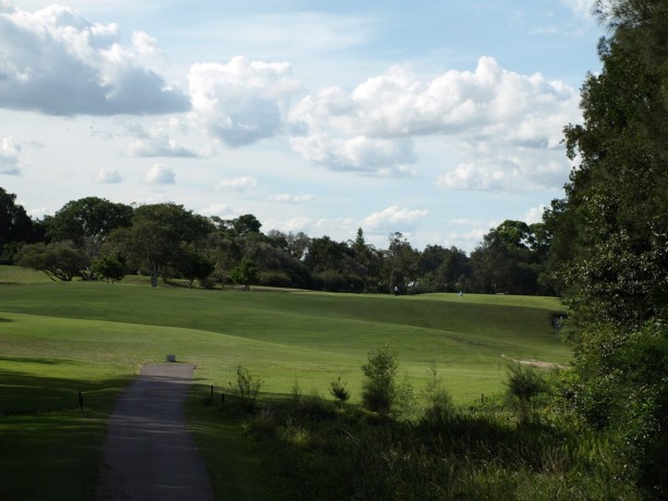 The 14th tee at Newcastle Golf Club