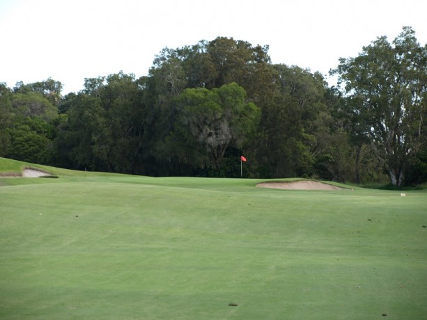 The 15th green at Newcastle Golf Club