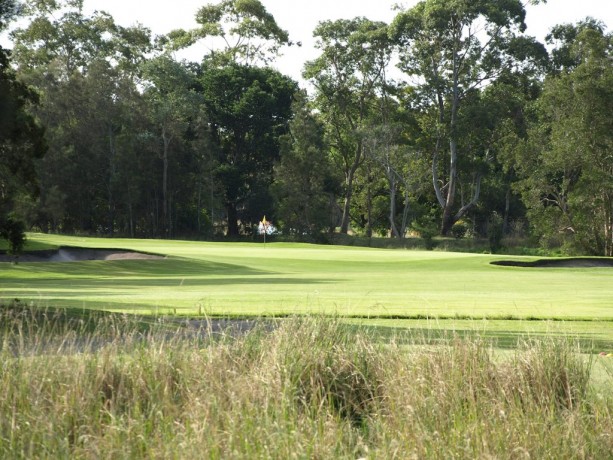 The 16th tee at Newcastle Golf Club