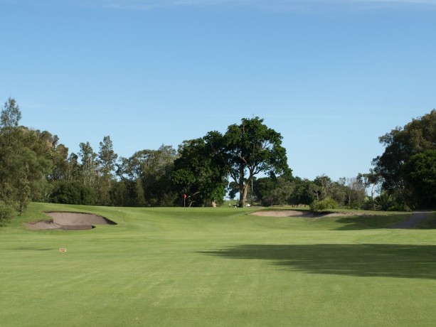 The 17th fairway at Newcastle Golf Club