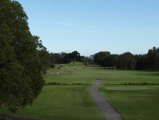 The 17th tee at Newcastle Golf Club