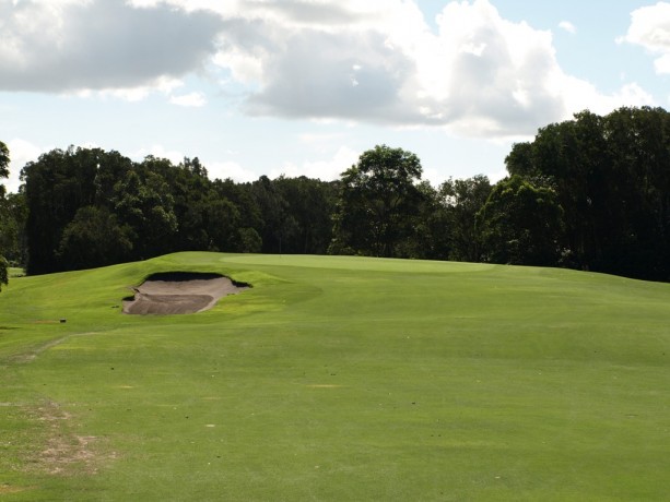 The 1st fairway at Newcastle Golf Club