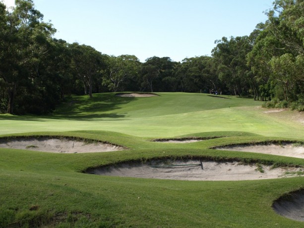 The 4th fairway at Newcastle Golf Club