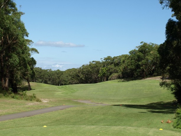 The 5th tee at Newcastle Golf Club