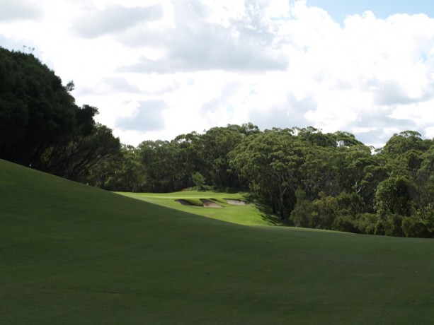 The 6th tee at Newcastle Golf Club