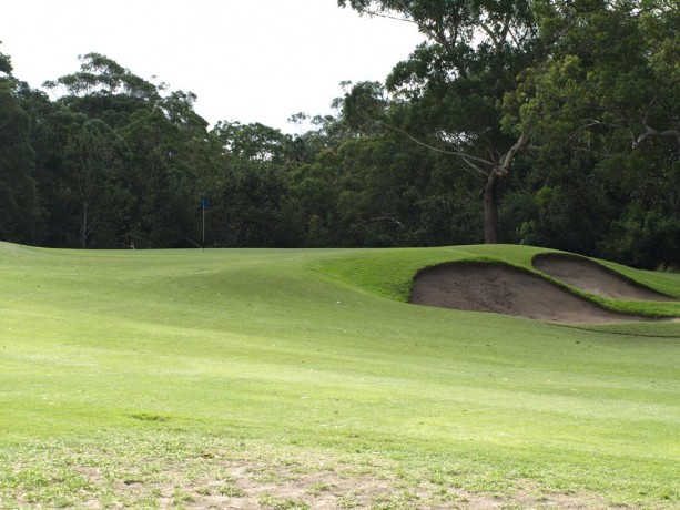 The 7th green at Newcastle Golf Club