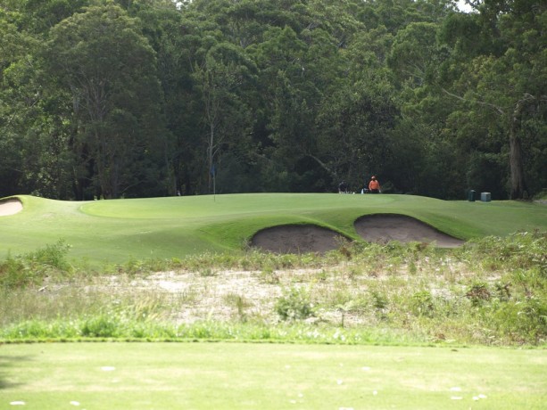 The 7th tee at Newcastle Golf Club