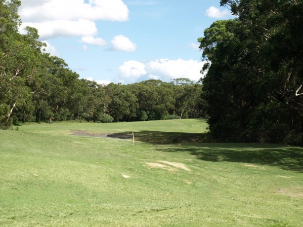 The 8th tee at Newcastle Golf Club