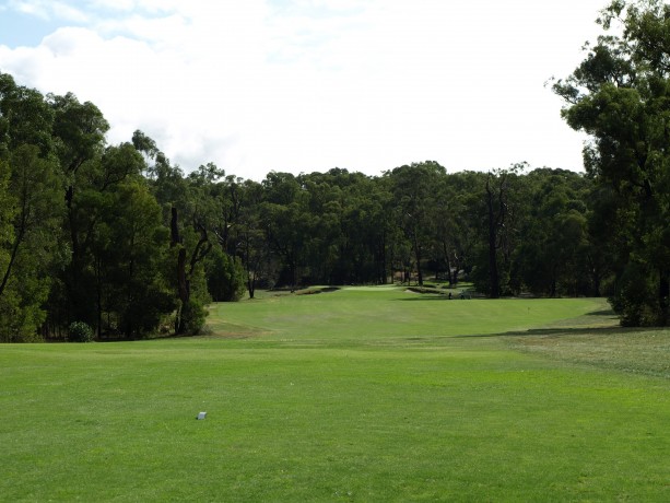 The 14th tee at RACV Healesville Country Club