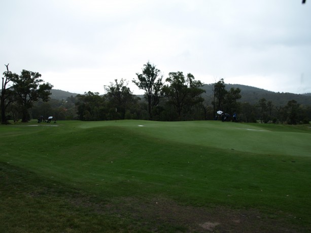 The 3rd green at RACV Healesville Country Club