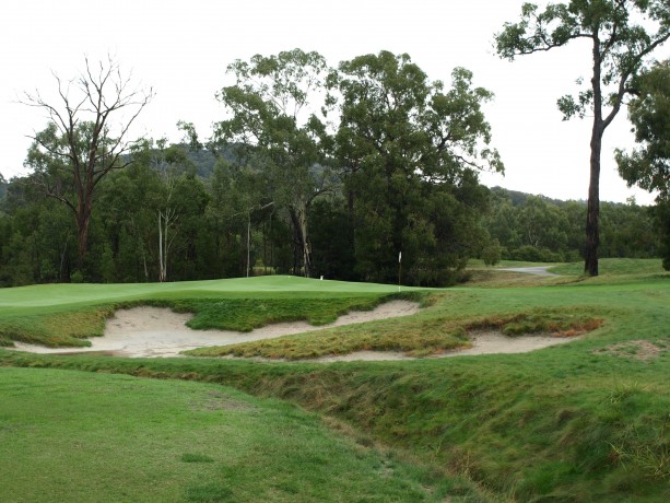 The 4th green at RACV Healesville Country Club