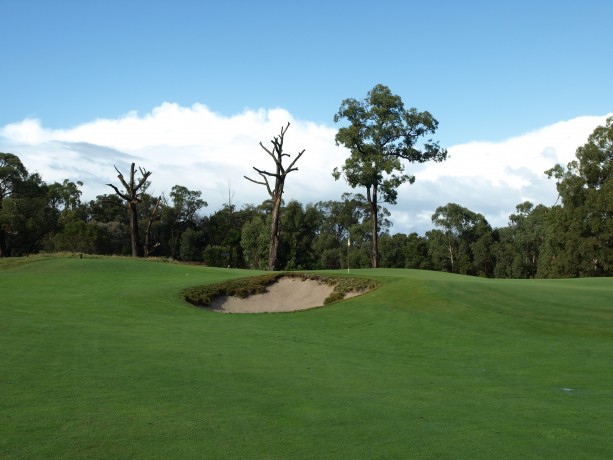 The 6th green at RACV Healesville Country Club