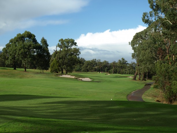 The 6th tee at RACV Healesville Country Club