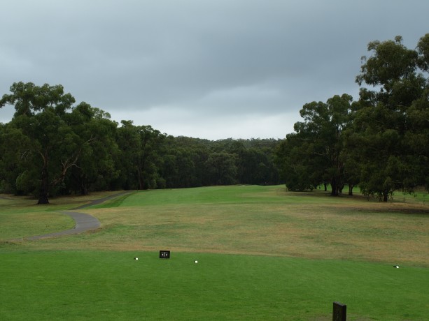 The 7th tee at RACV Healesville Country Club