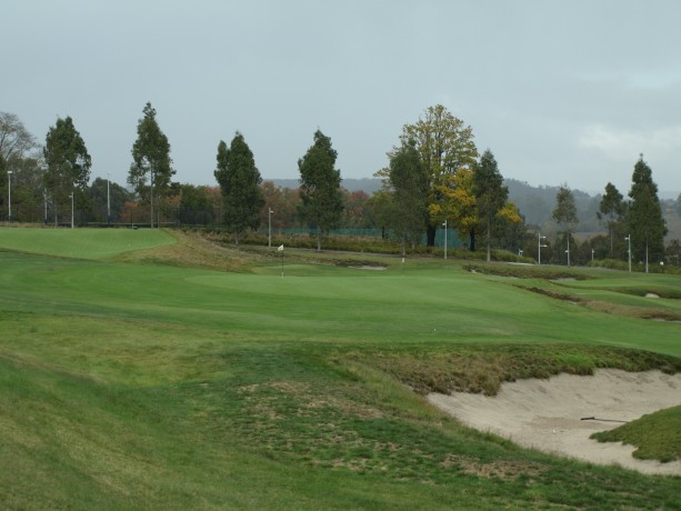 The 9th green at RACV Healesville Country Club