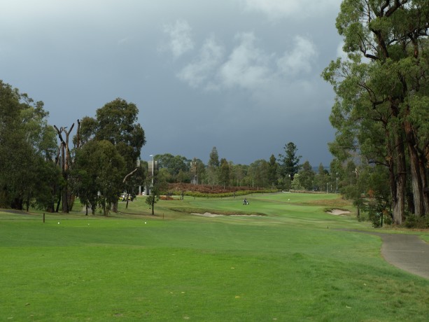 The 9th tee at RACV Healesville Country Club