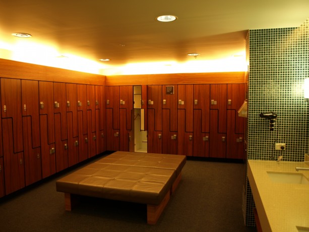 The mens locker room at RACV Healesville Country Club