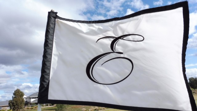 Pin Flag at Eynesbury Golf Club