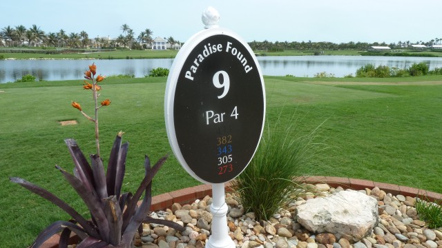 Tee Marker at the Ocean Club