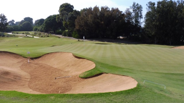 The 14th green at Kooyonga Golf Club