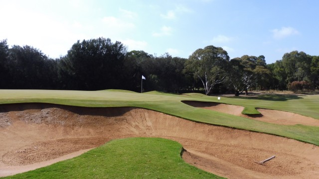 The 15th green at Kooyonga Golf Club