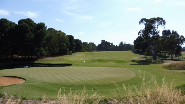 The 17th green at Kooyonga Golf Club