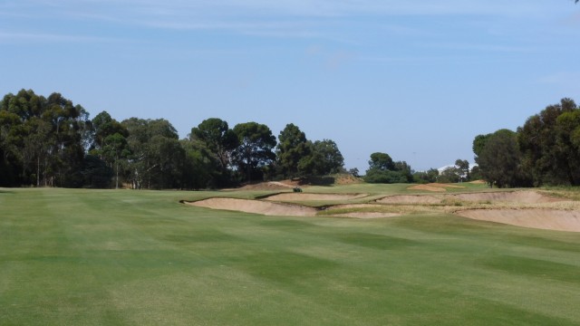 The 1st fairway at Kooyonga Golf Club