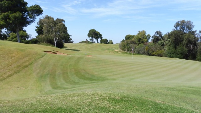 The 4th green at Kooyonga Golf Club