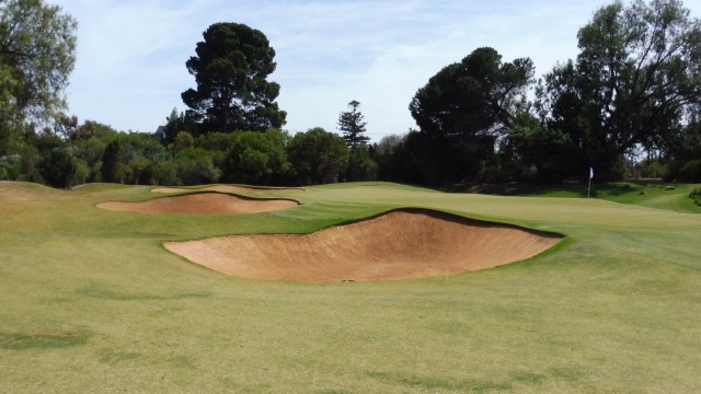 The 5th green at Kooyonga Golf Club