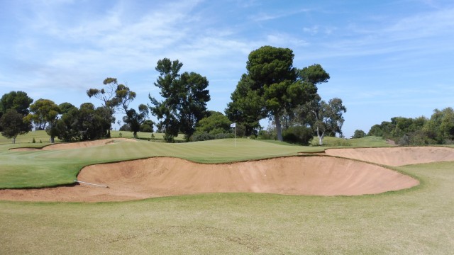 The 6th green at Kooyonga Golf Club