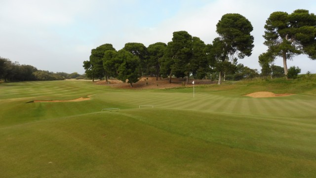 The 9th green at Kooyonga Golf Club