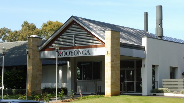 The clubhouse at Kooyonga Golf Club