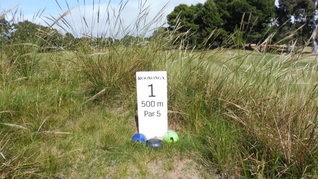 Hole Marker at Kooyonga Golf Club