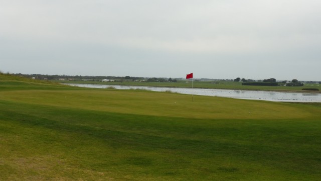 The 11th green at Port Fairy Golf Links