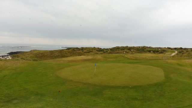 The 15th green at Port Fairy Golf Links