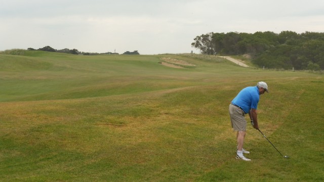 The 16th fairway at Port Fairy Golf Links