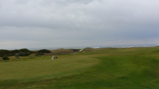 The 16th green at Port Fairy Golf Links