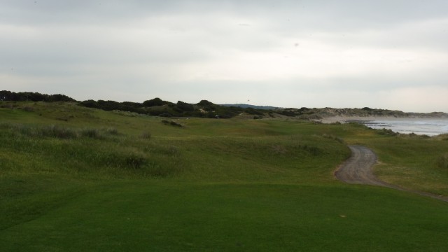 The 16th tee at Port Fairy Golf Links