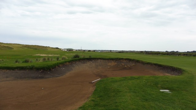 The 18th fairway at Port Fairy Golf Links