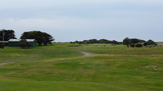 The 2nd tee at Port Fairy Golf Links