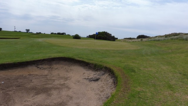 The 4th green at Port Fairy Golf Links