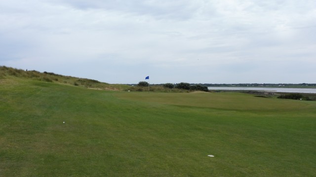 The 6th green at Port Fairy Golf Links