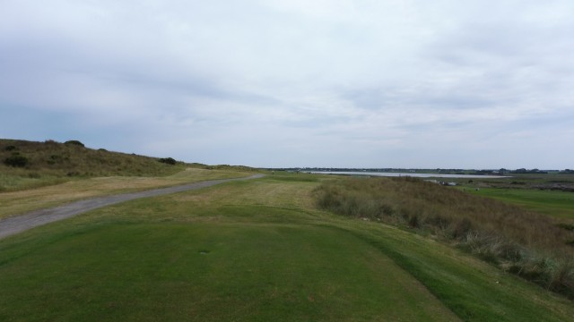 The 6th tee at Port Fairy Golf Links