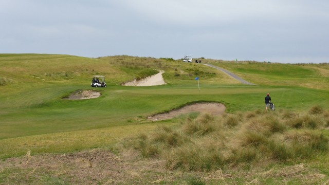 The 7th green at Port Fairy Golf Links