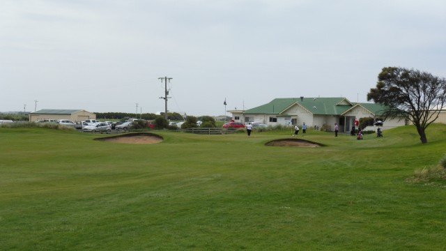 The 9th fairway at Port Fairy Golf Links