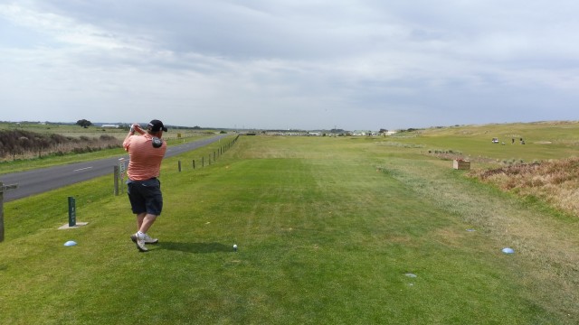 The 9th tee at Port Fairy Golf Links