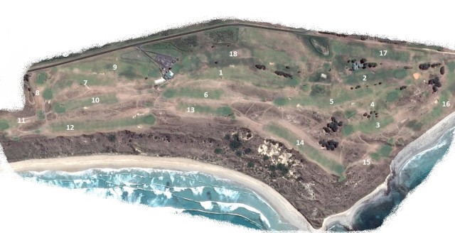 Map of Port Fairy Golf Links