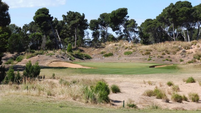 The 11th fairway at Royal Adelaide Golf Club